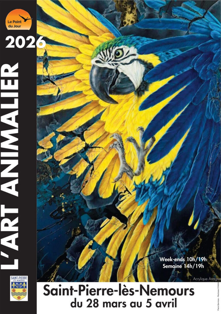 affiche salon 2026 art animalier avec ARA