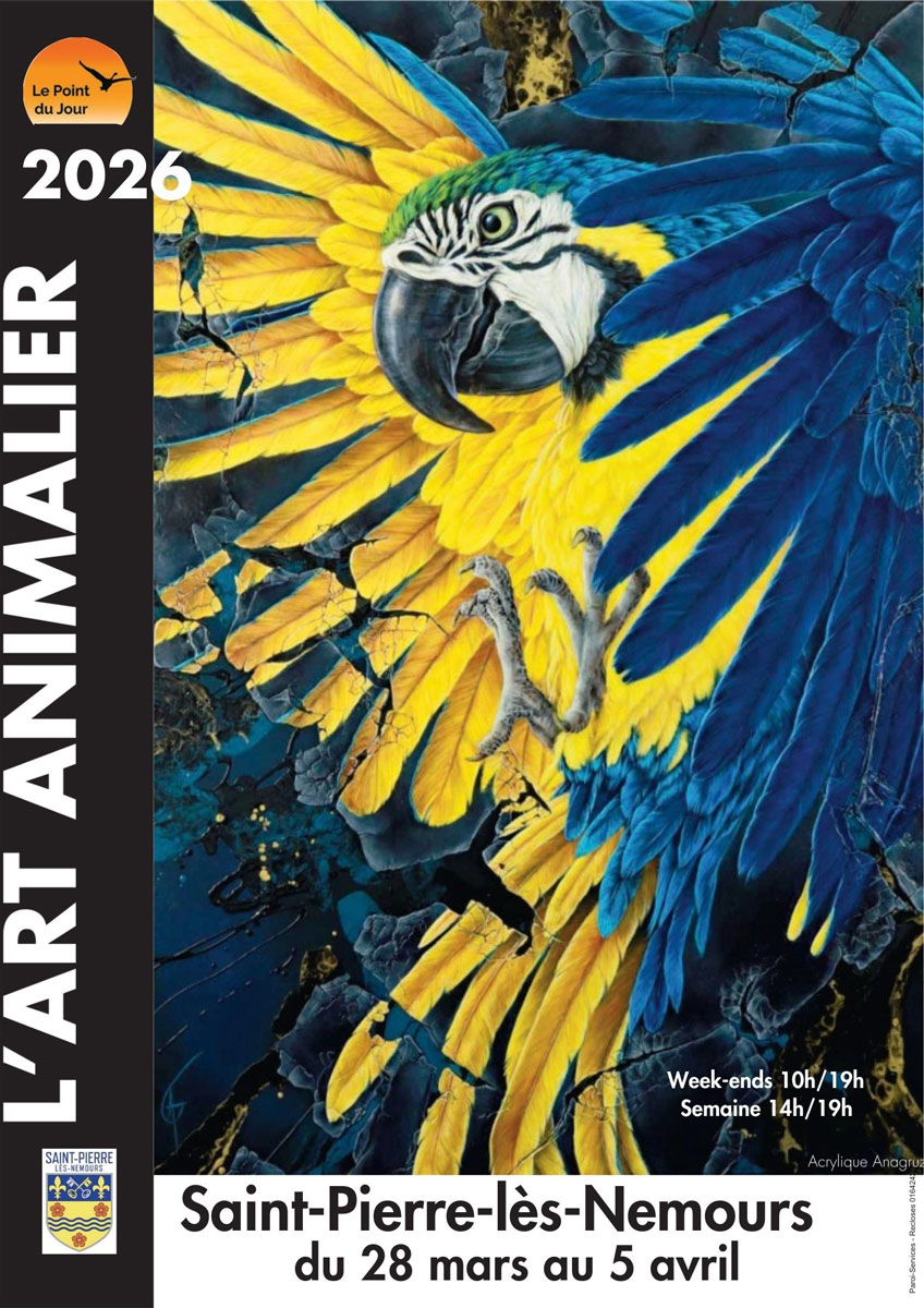 affiche salon 2026 art animalier avec ARA